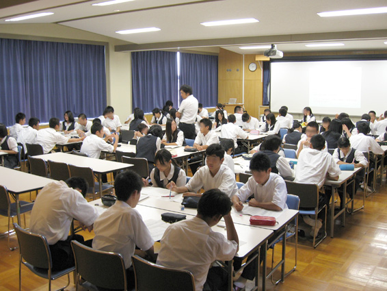 高大連携授業・三ケ日高校（2014/09/05）